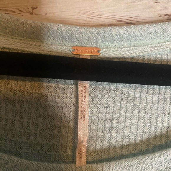 Free People mint combo color boho top PTP 28” - Picture 8 of 9